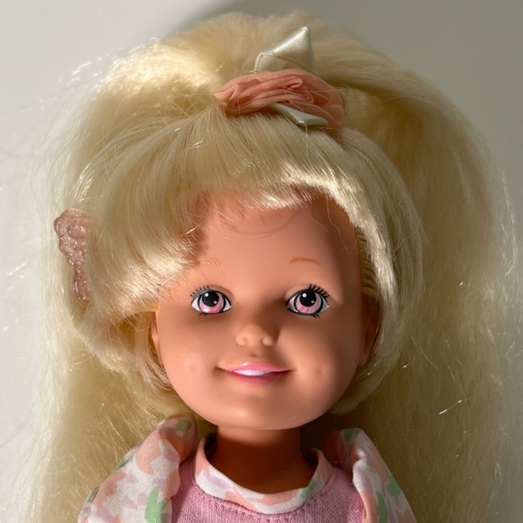 Vintage 80s Playskool Dolly Surprise Hair Grows (18B) - Picture 1 of 9